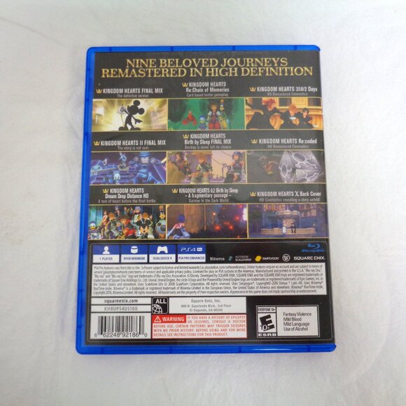 Kingdom Hearts PS4 All-in-One Package No Scratches - Picture 8 of 11
